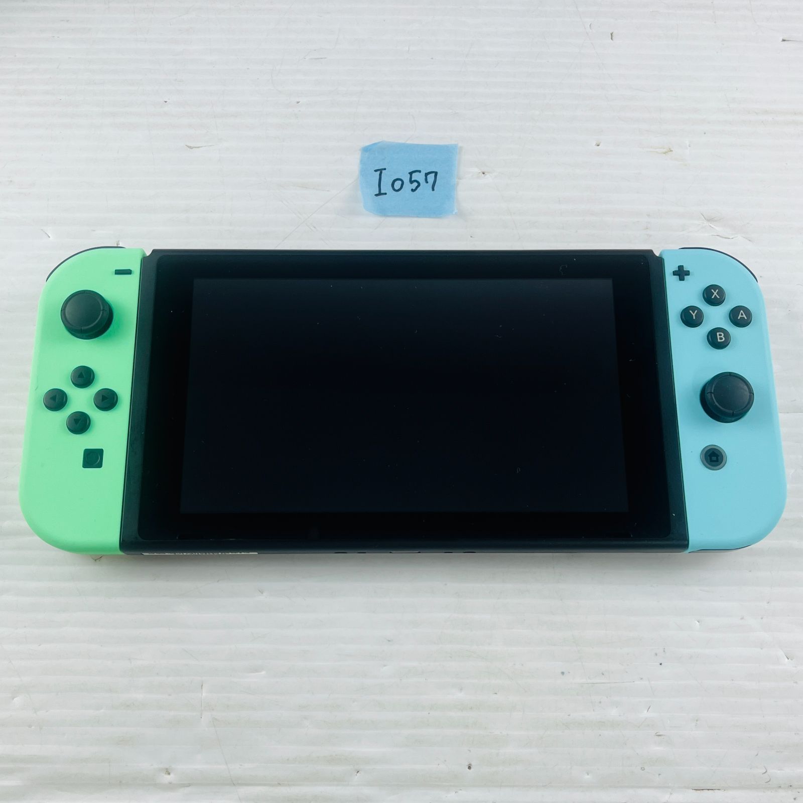 Nintendo Switch - どうぶつの森同梱版　ジョイコンとジョイコンストラップ ◇I057【通電動作OK】すぐ遊べるセット スイッチ Switch
