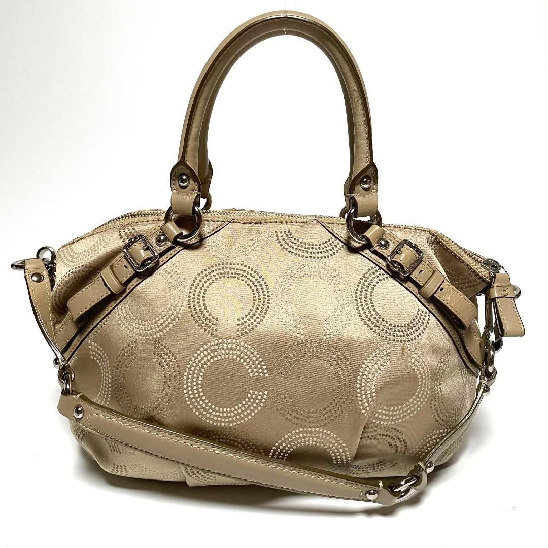 【美品】COACH ハンドバッグ 2wayシグネチャー 15935 コーチ 1093-15935 ハンドバッグ ショルダーバッグ 2way シグネチャー