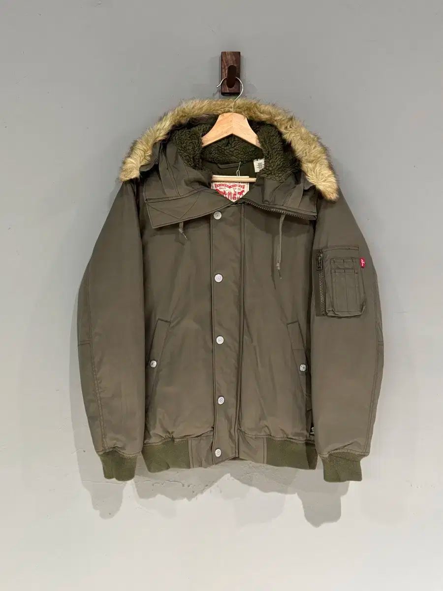 LEVI'S(リーバイス) N2B ファー フード ブルゾン ジャケット