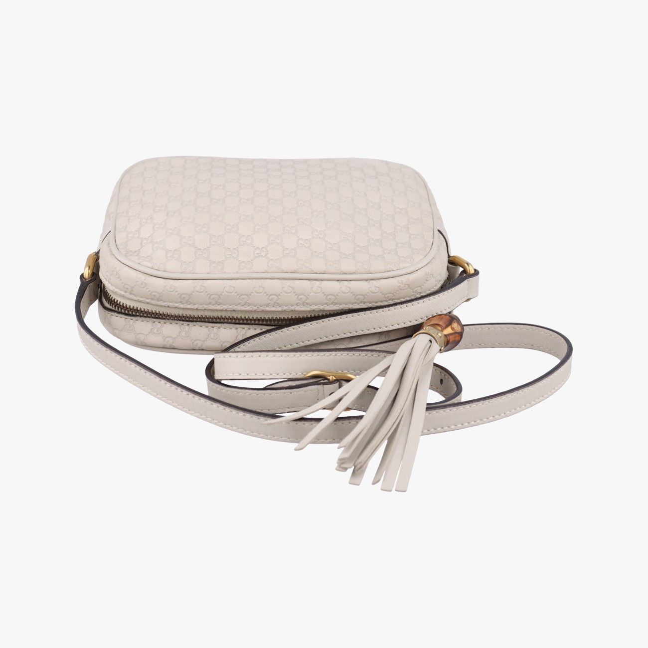 グッチGucciマイクログッチシマホワイトレザー309538D012942395