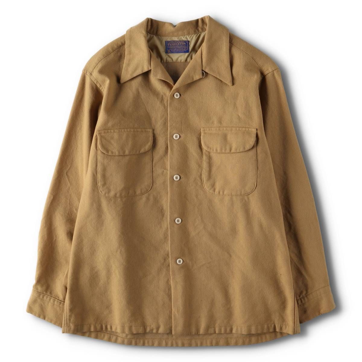 古着 70年代 ペンドルトン PENDLETON ボードシャツ オープンカラー