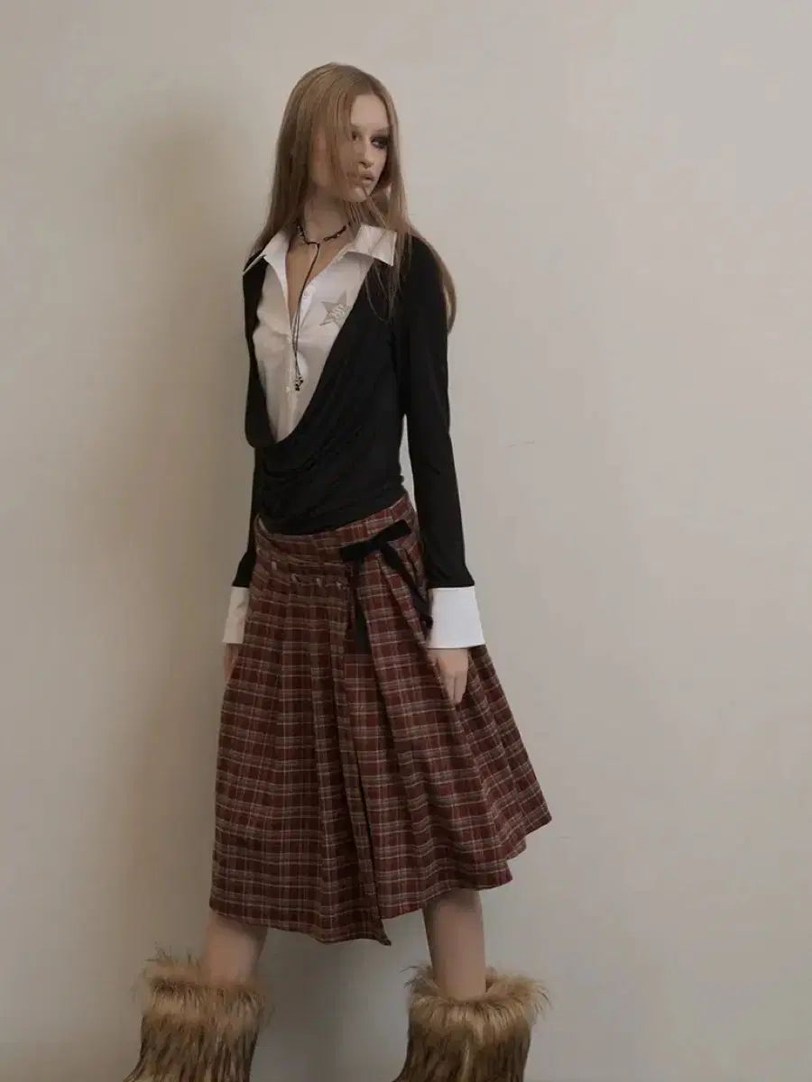 レイヤード トップス