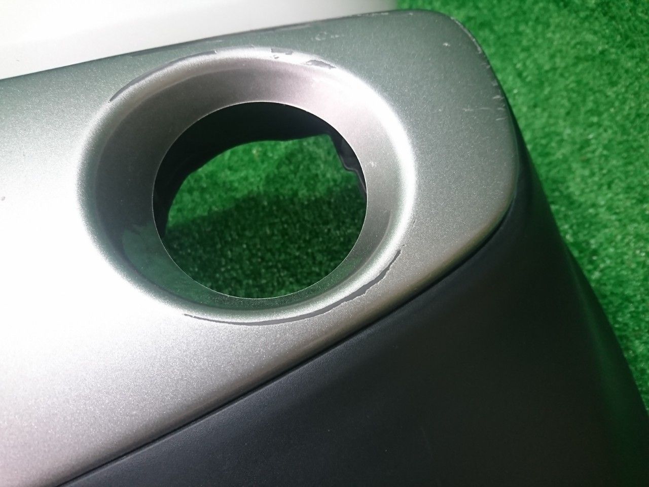 無塗装黒×パール