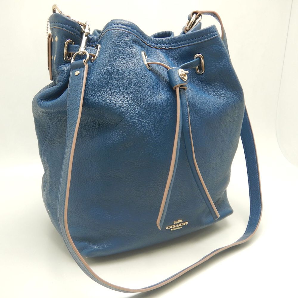 COACH コーチ 巾着ショルダー 2WAY 34988 ショルダーバッグ