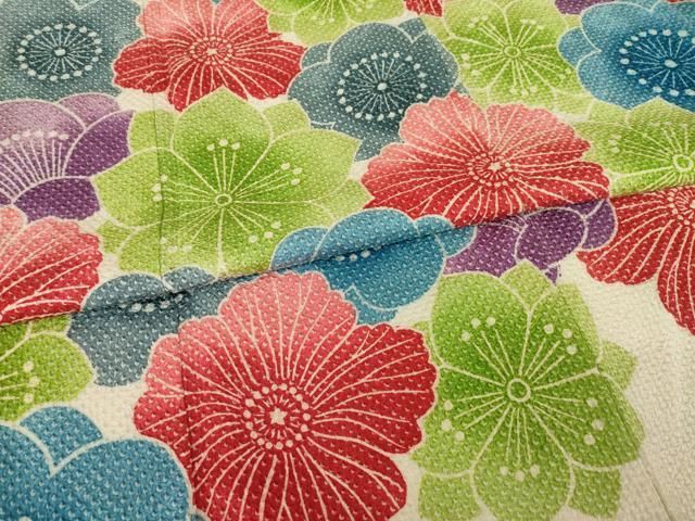 平和屋着物○名門 藤娘きぬたや・総絞り 振袖 花づくし 正絹 逸品  