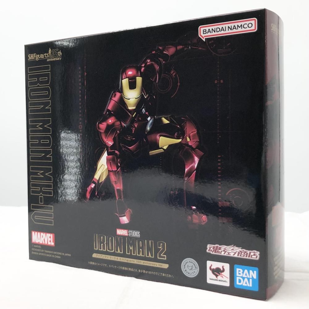 開封 バンダイ アイアンマン2 S.H.Figuarts アイアンマン マーク4 15th anniversary Ver. 17