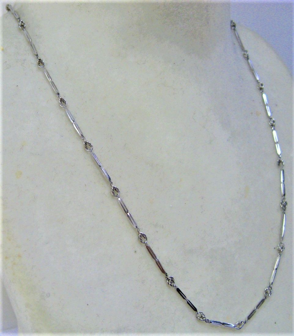 極美品 Pt850 プラチナ デザイン ネックレス 42cm　u 極美品 Pt850 プラチナ デザイン ネックレス 42cm u 極美品 Pt850