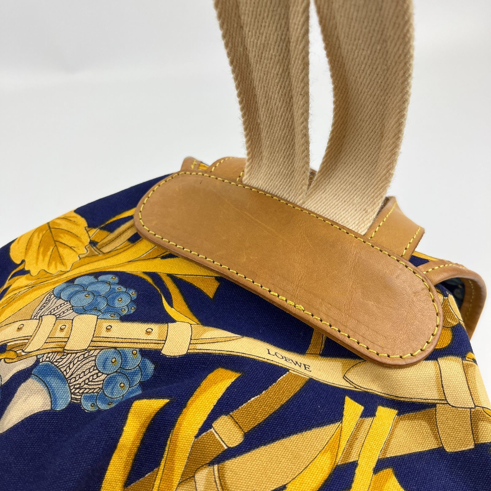 中古】LOEWE ロエベ アナグラム リュックサック バックパック