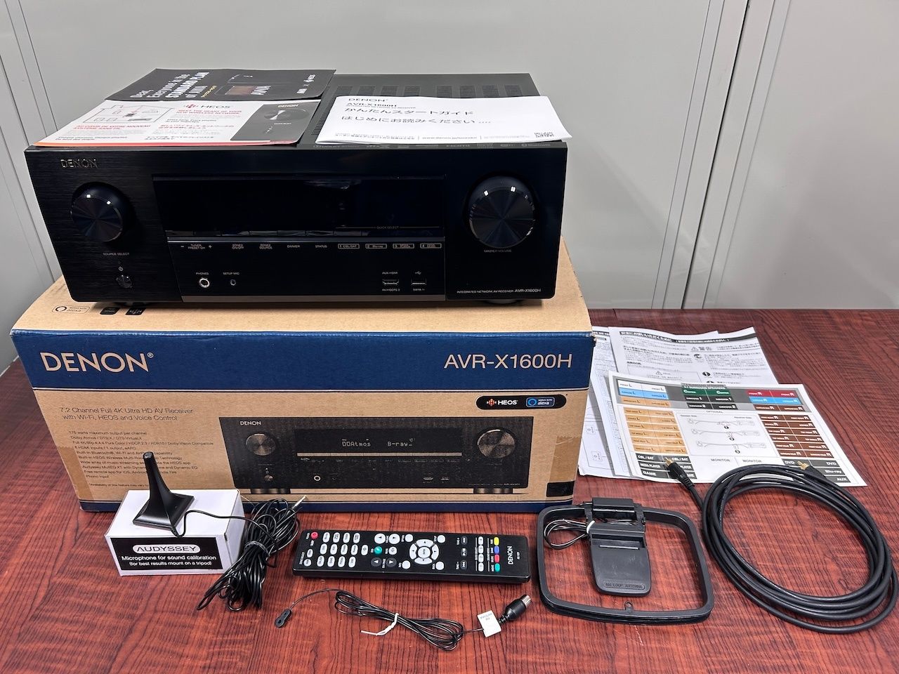 Denon デノン AVR-X1600H AVサラウンドレシーバー ブラック