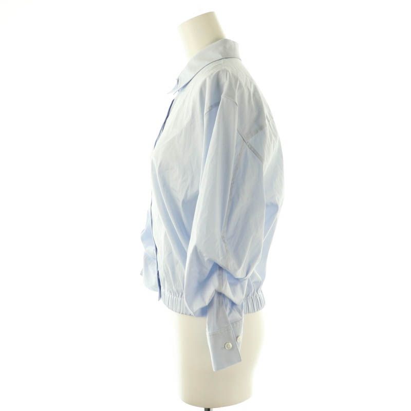 未使用品 セオリー Theory 25SS Cotton Shirting Fixed Sleeve Shirt シャツ 七分袖 S ライトブルー /HK ■OS ■SH レディース セオリー Theory 25SS Cotton Shirting Fixed Sleeve Shirt