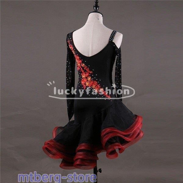新品 ラテン 衣装 社交ダンス 社交ダンス ラテンドレス