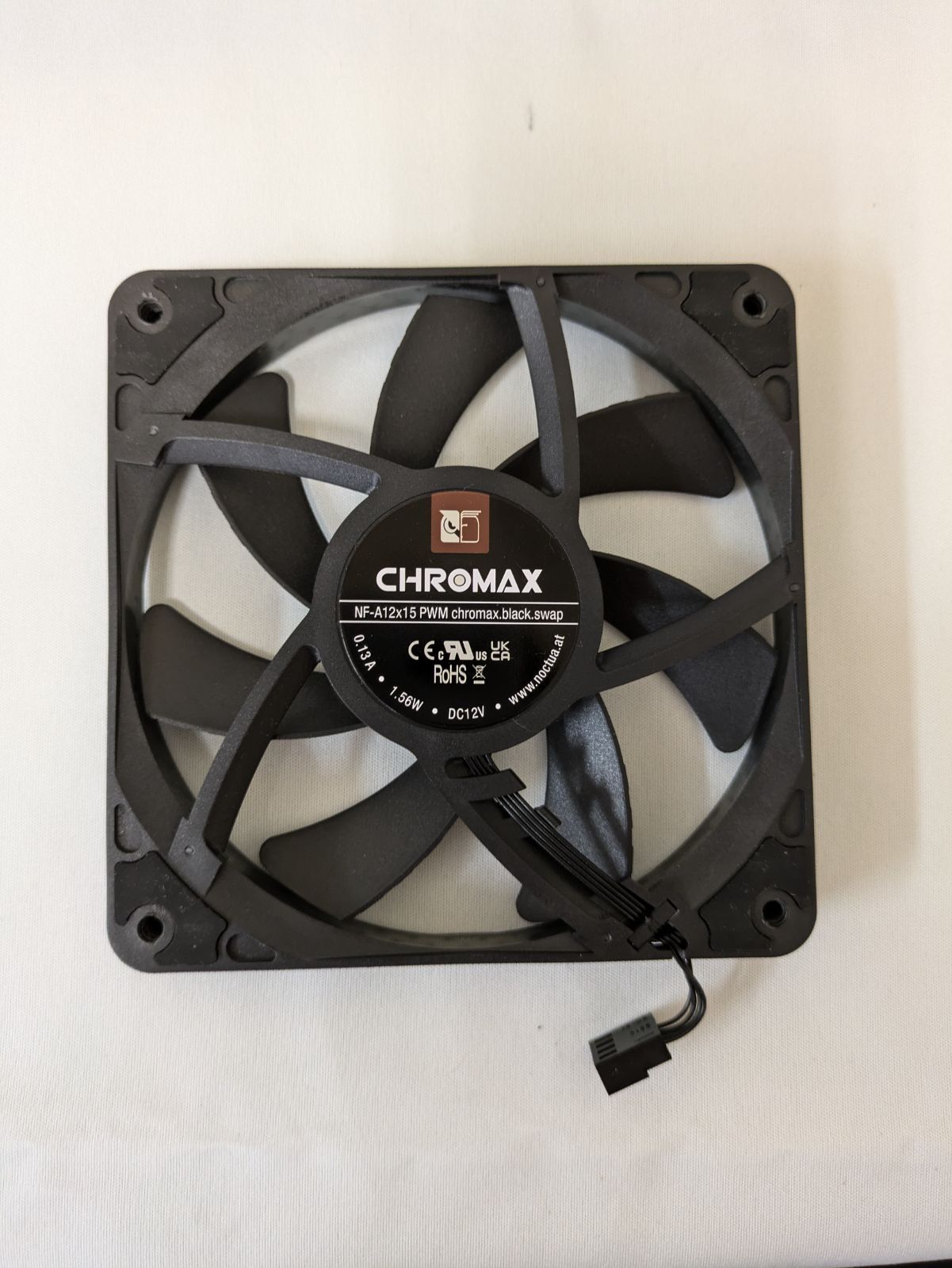 NOCTUA NF-A12x15 PWM chromax.Black.swap