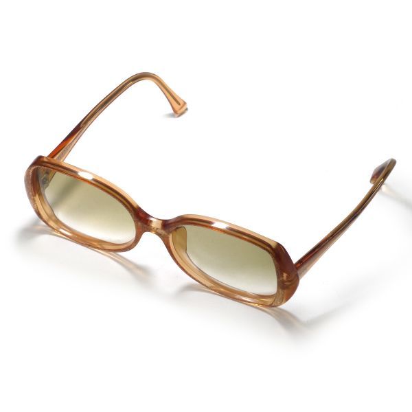 Givenchyアンティークサングラス GIVENCHY グリッター ヴィンテージサングラス（オレンジ
