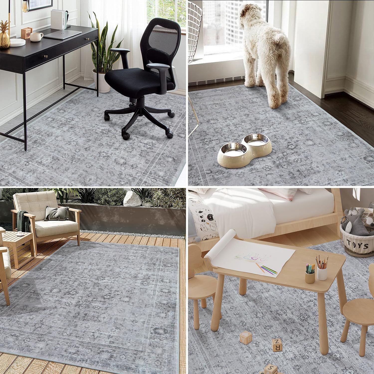 カーペット ラグ 洗える フリマアプリ 140×200 アンティーク 【特価