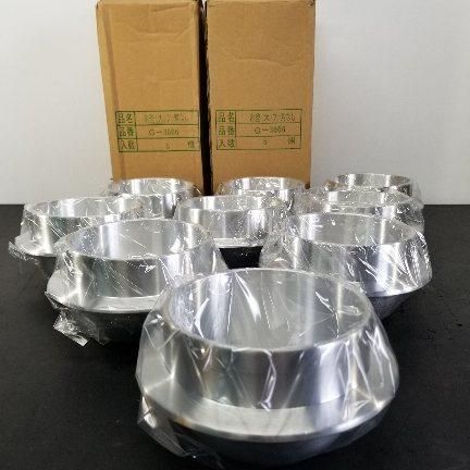 調理器具 鍋 和食 釜めし用品 アルミ お釜 大 フッ素なし 釜のみ9個セット ♥ A9568A10