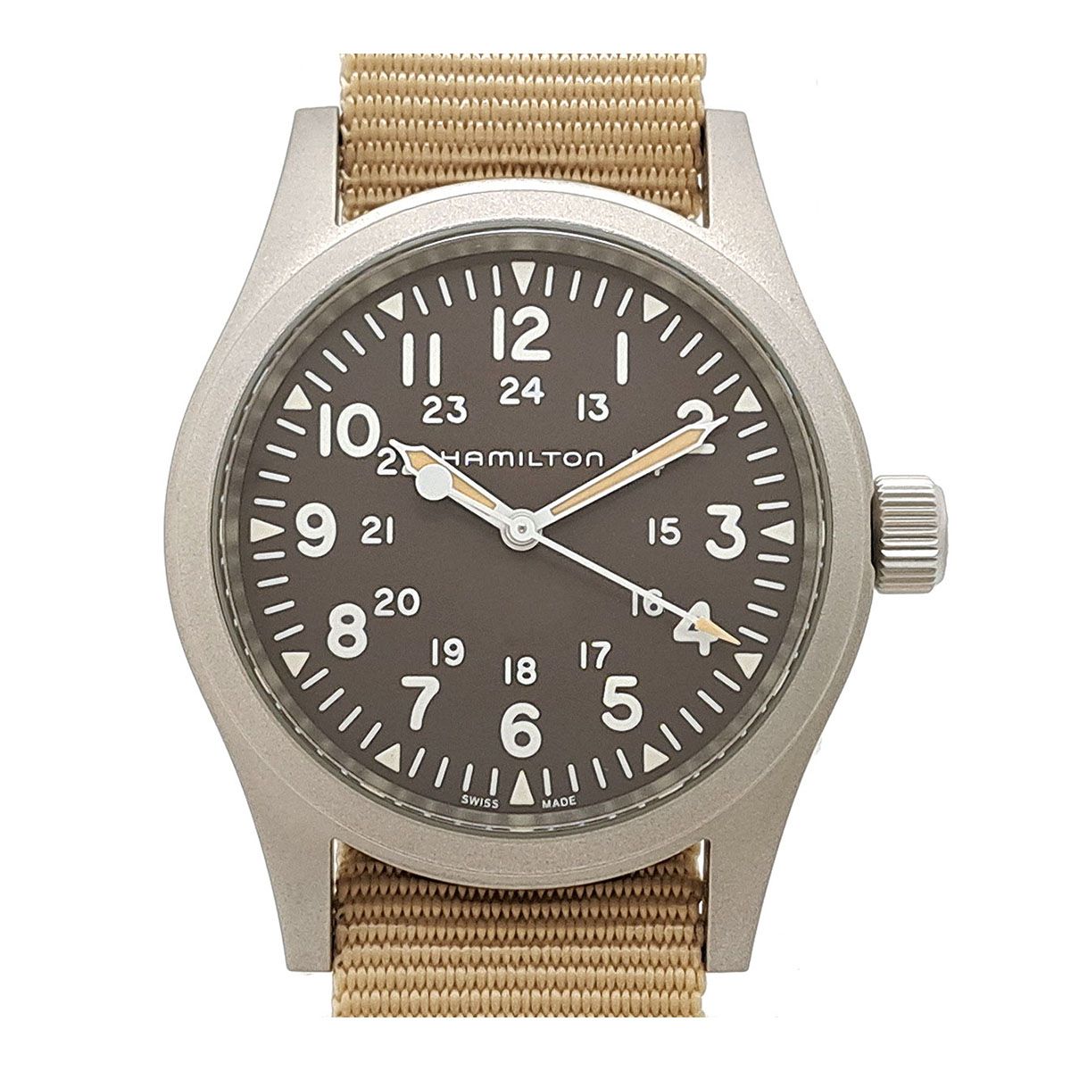 ハミルトン カーキ H694390 手巻き ステンレススティール メンズ HAMILTON 時計