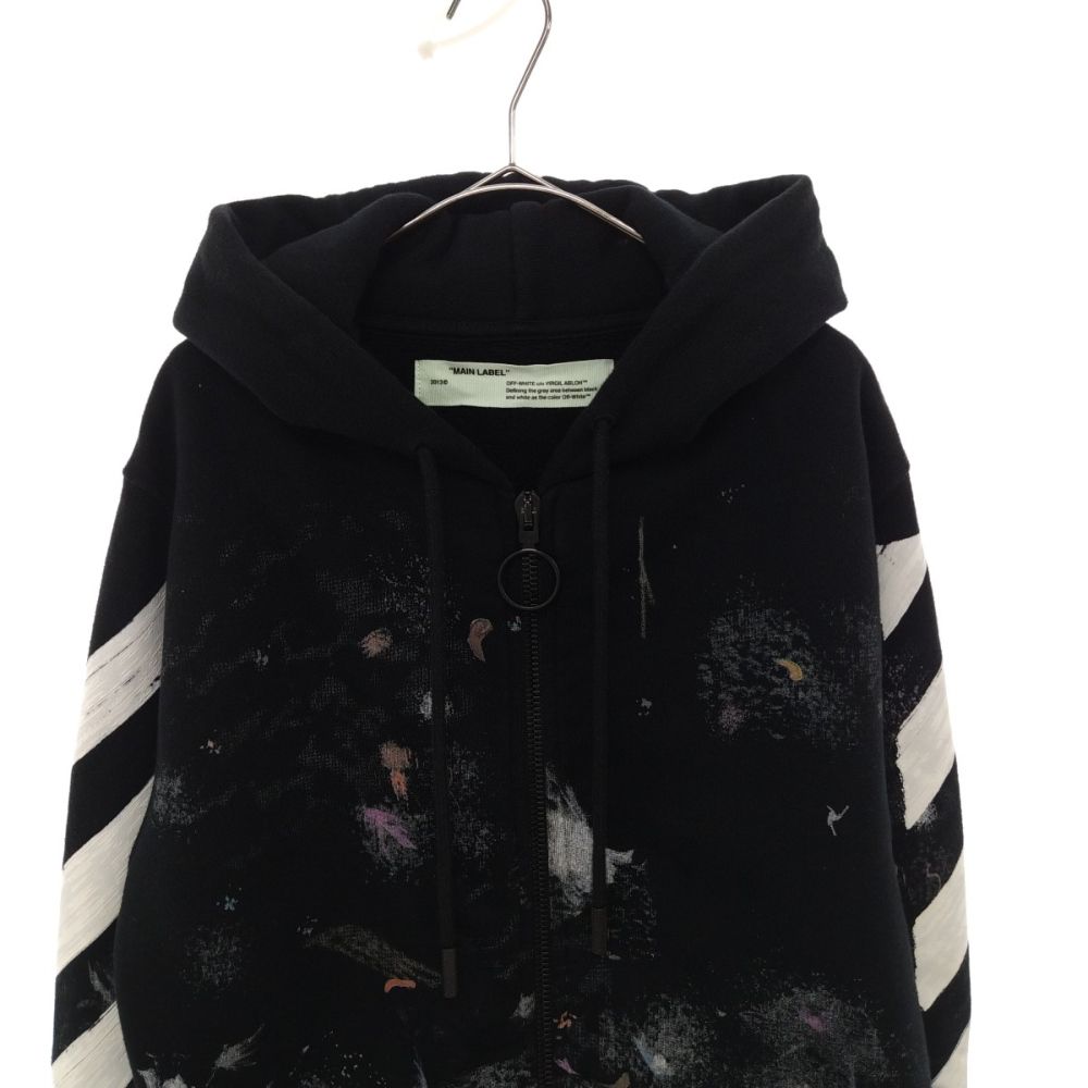 OFF-WHITE (オフホワイト) 17AW Diag Galaxy Brushed Zip Hoodie 