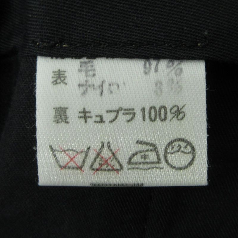 ウール混2タックパンツ スラックス