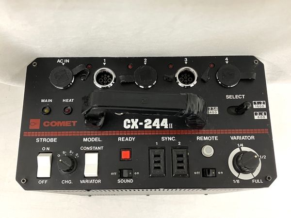 動作保証】 COMET コメット CX-244II ジェネレーター ストロボヘッド 2 