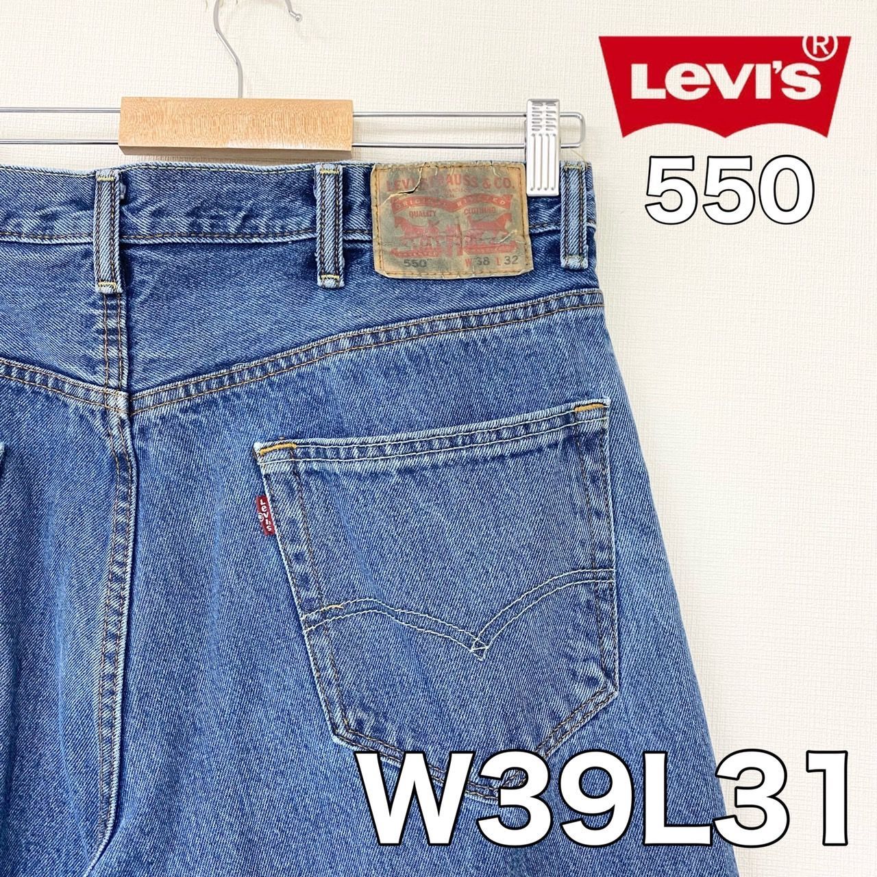 リーバイス Levi's 550 デニム パンツ W39 L31 インディゴ - メルカリ