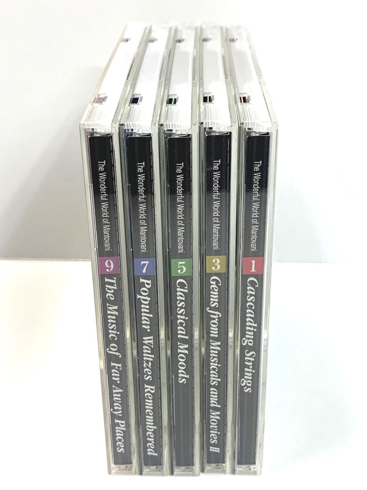中古　ユーキャン/クラシックCD　/華麗なるマントヴァーニの世界　1巻，3巻，5巻，7巻，9巻，計5個　OCD-115001～