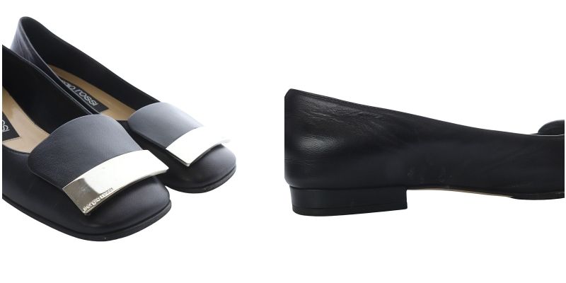 【美品】希少 セルジオロッシ sr1 フラットパンプス　リザード　37 Sergio rossi SERGIO ROSSI セルジオロッシ sr1 スリッパ ローファー