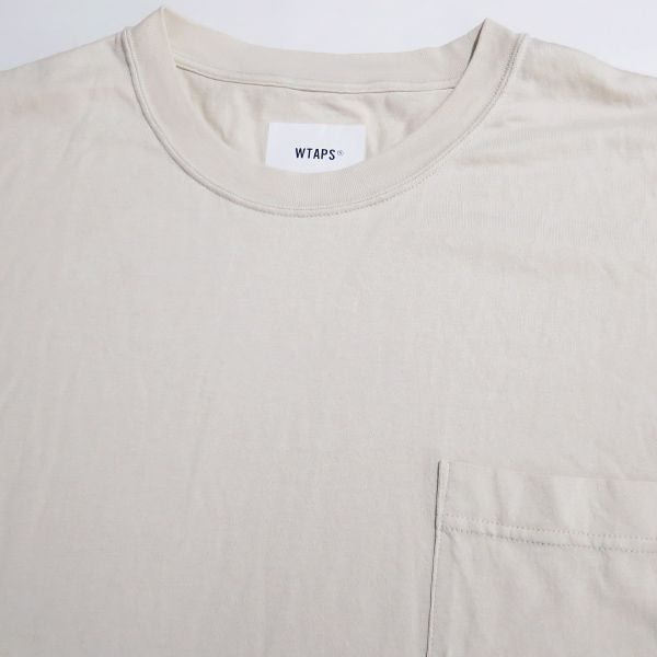 WTAPS ダブルタップス 22SS AII 01/SS/COTTON 221ATDT-CSM01 エーアイアイ ショートスリーブ コットン Tシャツ  オフホワイト カットソー 半袖 - メルカリ