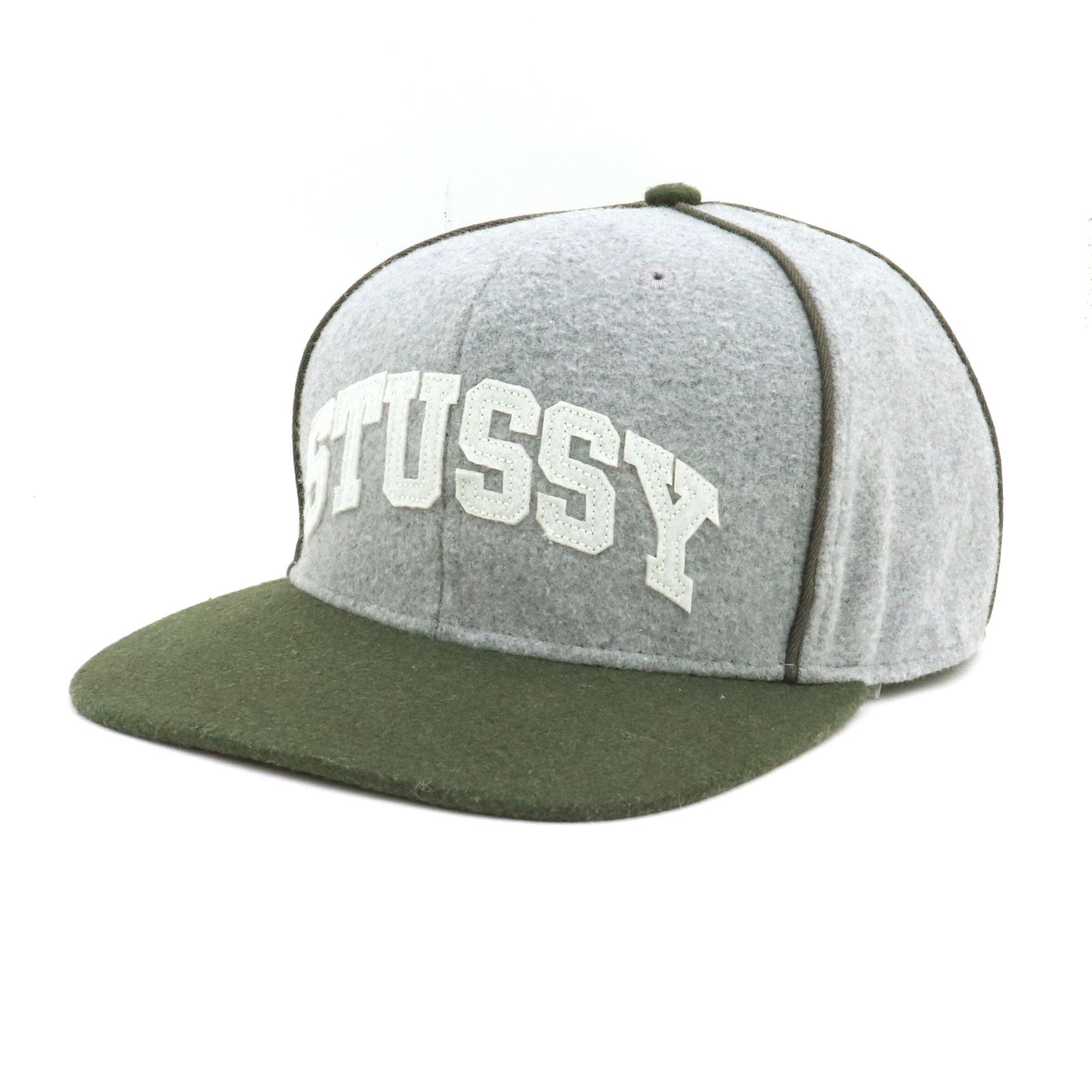 【STUSSY】MELTON PIPED ARCH CAP