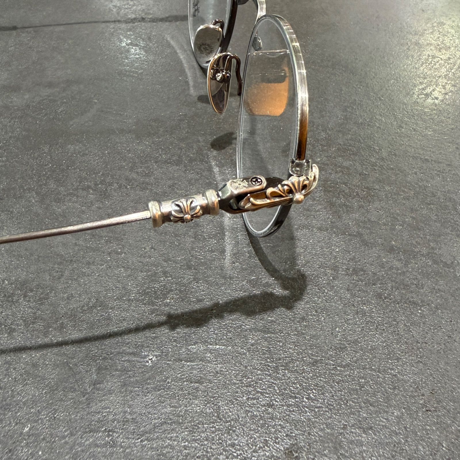  CHROME HEARTS BUBBA-A MBK SS-MBK-P MATTE BLACK SHINY SILVER-MATTE BLACK-P サングラス アイウェア 眼鏡 クロムハーツ 49-22-145 357 M 2 メガネ 小物