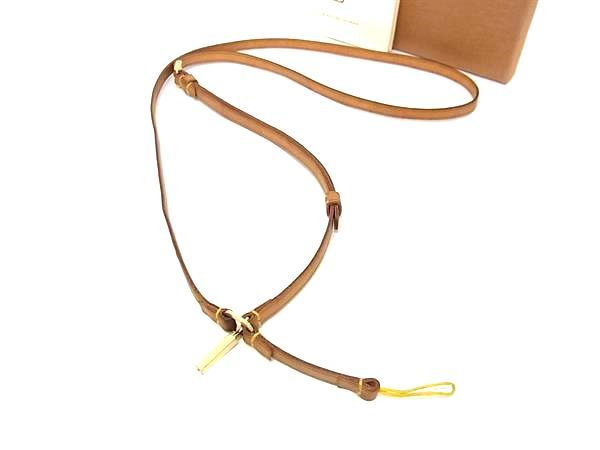 LOUIS VUITTON ルイヴィトン M63055 コリエ テレフォン ジャポン ネックストラップ 携帯ストラップ ブラウン系 FJ7575