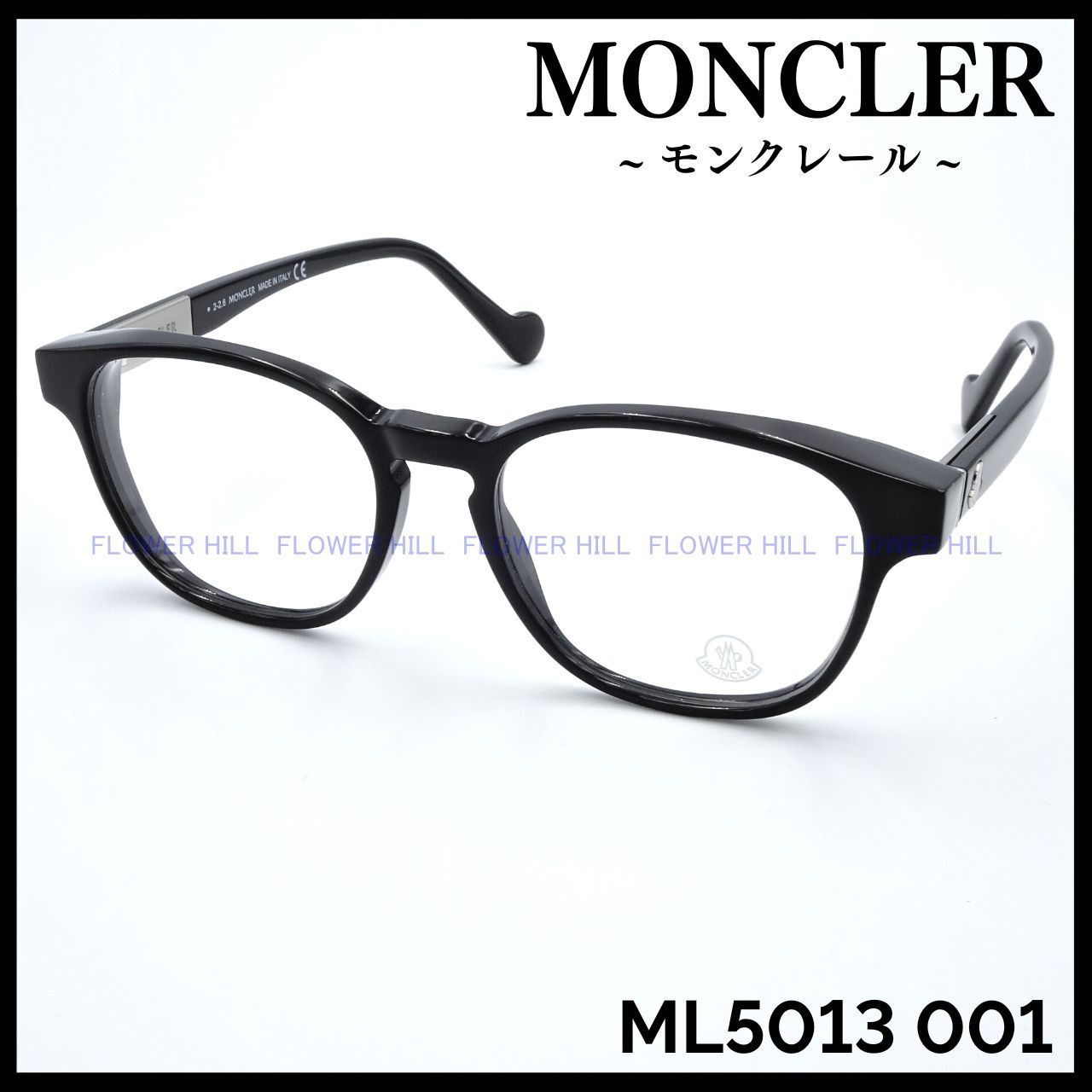 MONCLER モンクレール ML5013 001 メガネ イタリア製 ブラック 