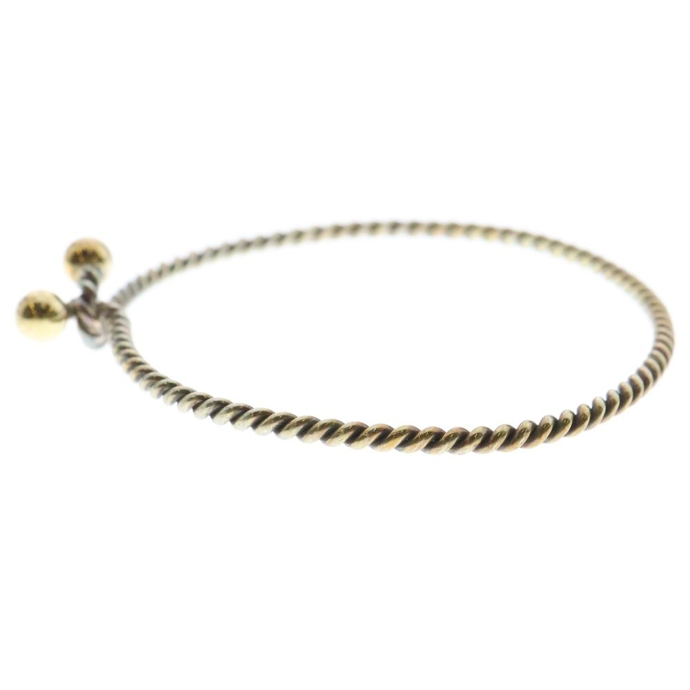 ティファニー ツイストフック コンビ バングル TIFFANY&Co (ティファニー) フック&アイ ツイスト ワイヤー