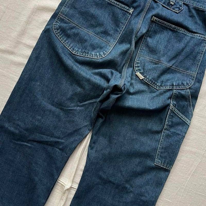 希少 90s vintage Old Lee リー シンチバック ストレートデニム