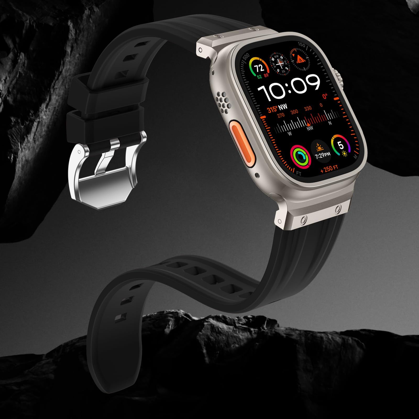 スポーツ バンド と互換性のある Apple Watch Ultraバンド49mm 46mm 