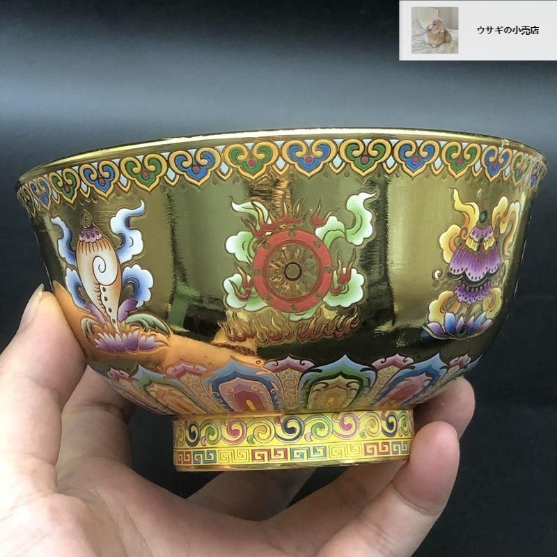 黄銅八宝壷の装飾工芸品、贈り物、コレクション銅器 尾張七宝 2寸玉形 ひわ萌黄 梅詰め 壺」完成！ 高さ 約65mm 最大