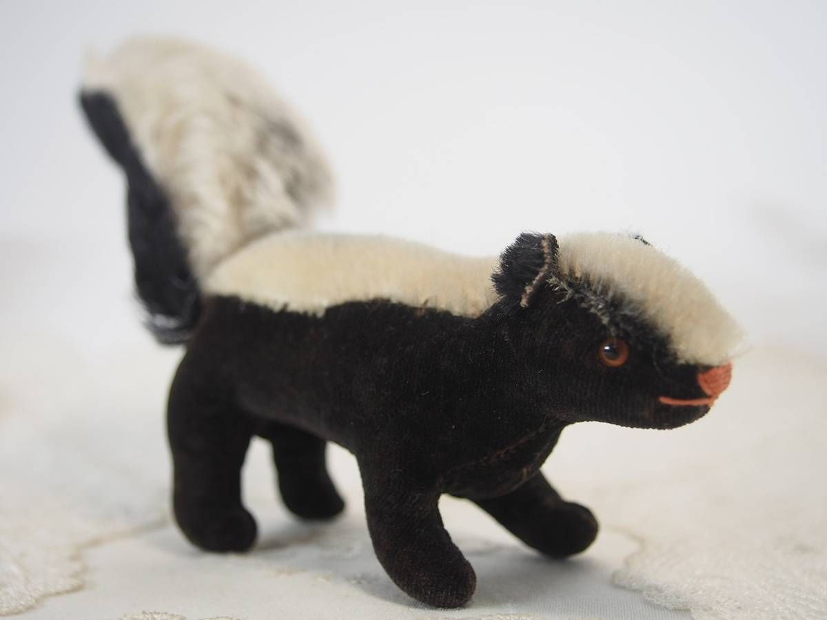 送料無料☆シュタイフ☆Skunk 10cm☆スカンク☆ビンテージ☆STEIFF