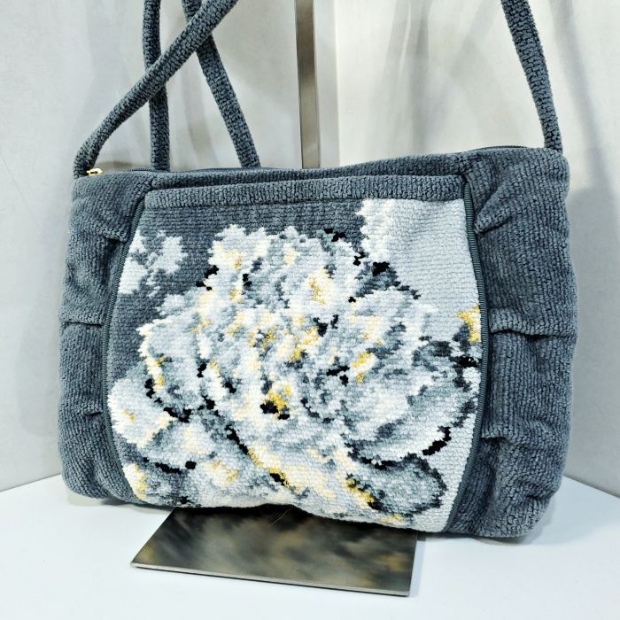 美品】フェイラー FEILER ヴィエンナ柄 花柄 コットン 斜め掛け 