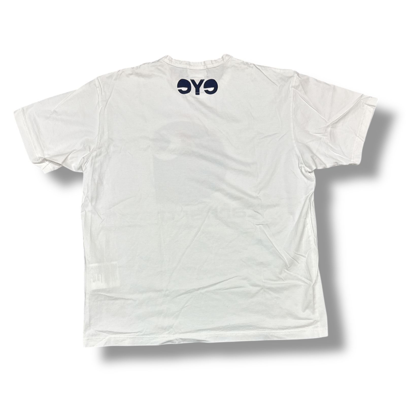 コラボ♪【Junya Watanabe】xCarhartt プリントコットン Tシャツ Junya Watanabe MAN x Carhartt ロゴ Tシャツ | ブラック