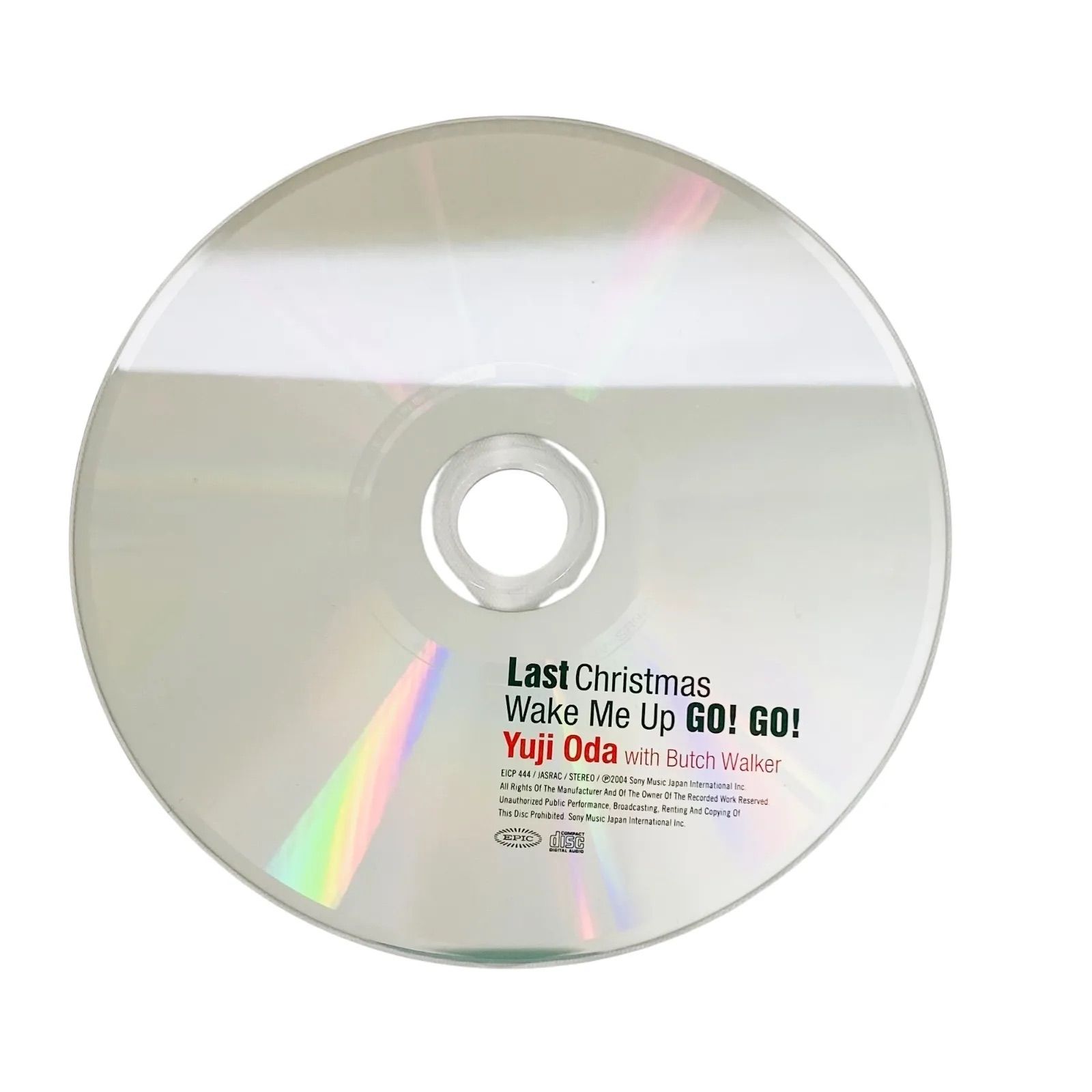 F08109 CD 織田裕二 with Butch Walker Last Christmas Wake Me