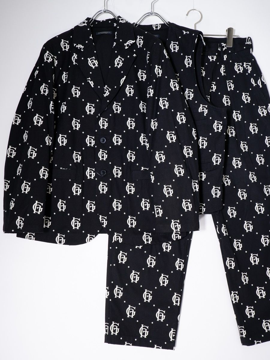 GLAD HANDグラッドハンド 10周年SPECIAL EDITION|FAMILY CREST JACKET 3ピース スーツ ジャケット-ジレベスト-パンツ M MSTA78329