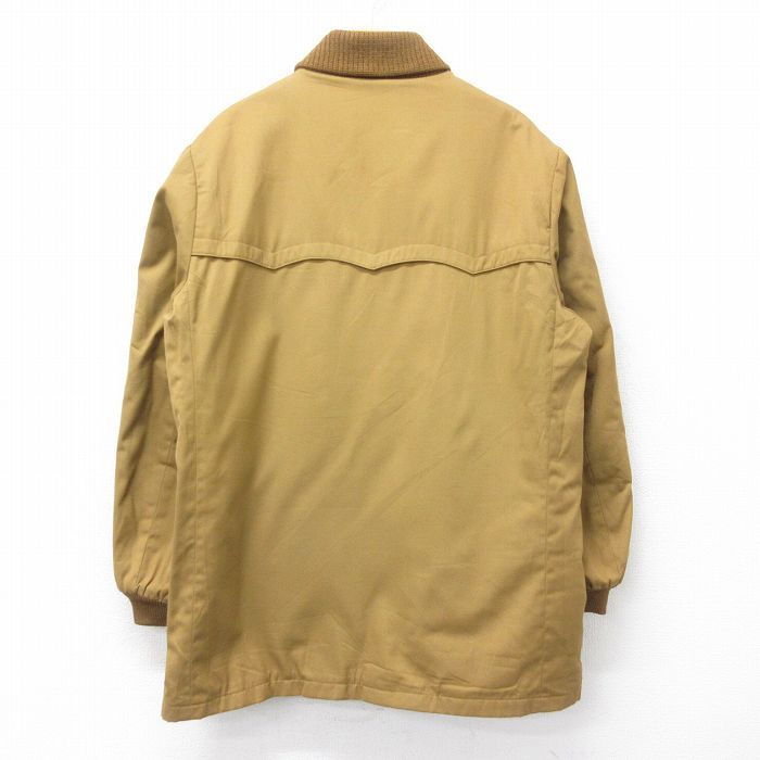 XL 古着 シアーズ 長袖 ビンテージ ファラオ ジャケット メンズ 70s 大きいサイズ タロン 茶 ブラウン 内側ボア spe 25oct21 アウター