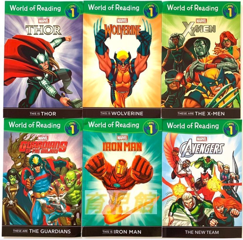 World of reading Marvel マーベル31冊　マイヤペン対応版 美品 World of Reading Marvel マーベル絵本31冊マイヤペン対応