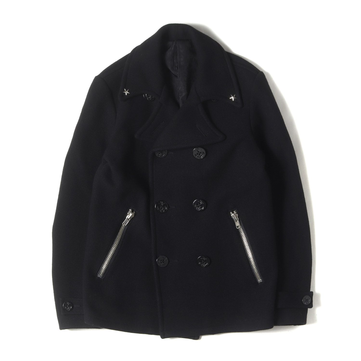 ラグスマックレガー　コート Rags McGREGOR ラグスマックレガー コート ブラック 黒 サイズ:S