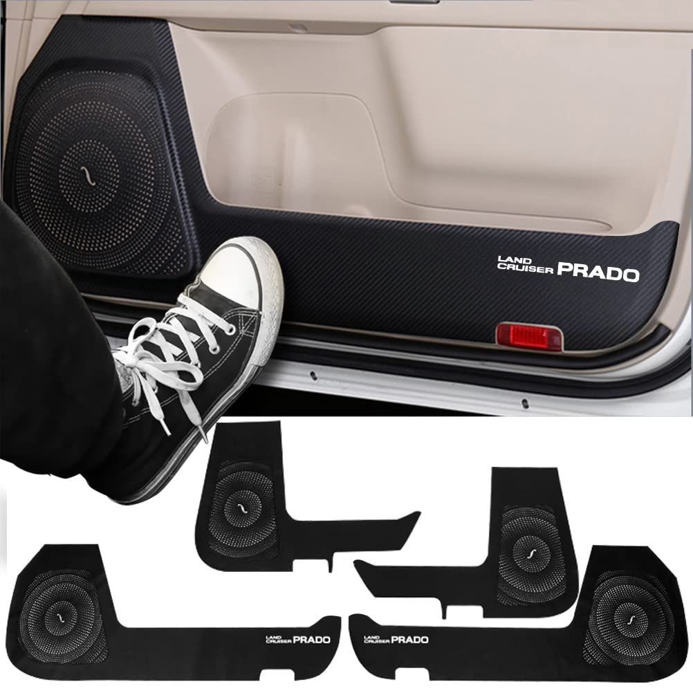 【在庫一掃】ランドクルーザー プラド トヨタ 150系 専用ドアキックガード プラド ドアキックマット ドアトリムカバー PRADOドアパネル ドアプロテクター 運転席側 助手席側 Kayafar 後部席両側用4P カスタム PRADO 内装 パーツ ドレスア