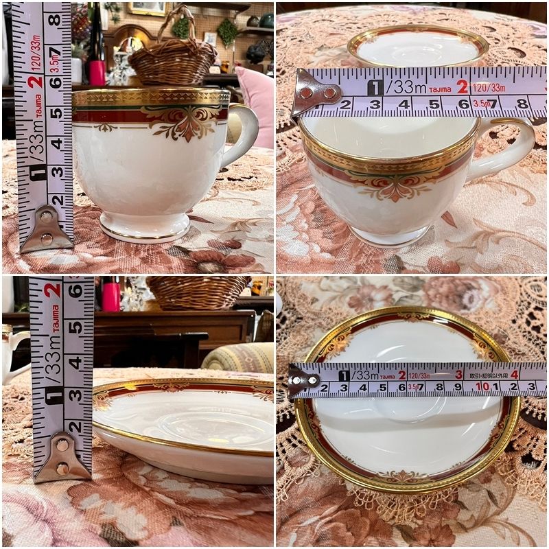 ノリタケ カップ&ソーサー 1客 NORITAKE 金彩 花 日本製 ティー ノリタケ カップ&ソーサー 1客 NORITAKE 金彩 花 日本製 ティー