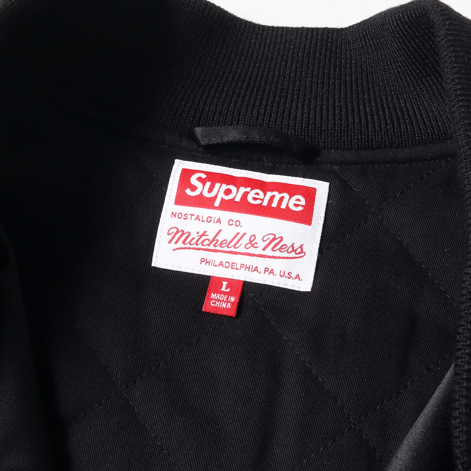 美品 Supreme シュプリーム ジャケット サイズ:L 21SS Mitchell & Ness 