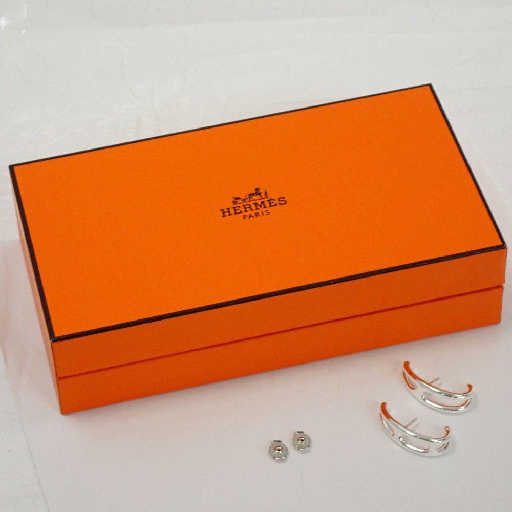 Th990272 エルメス ピアス シェーヌダンクル パンク シルバー925