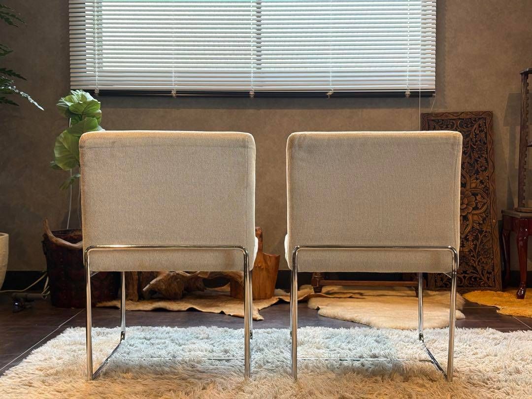 アクタス　ACTUS スチールチェア　ベージュ　ファブリック　シティ　SR アクタスACTUS スチールチェアベージュファブリックシティSR