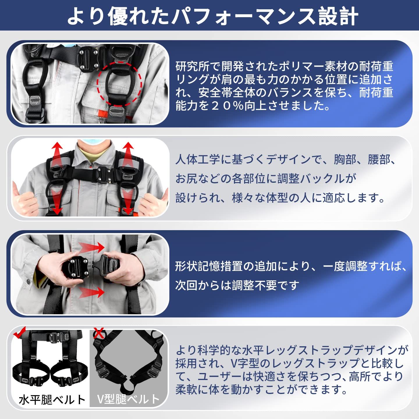 特製軽量バージョン 伸縮式ダブルランヤード付き