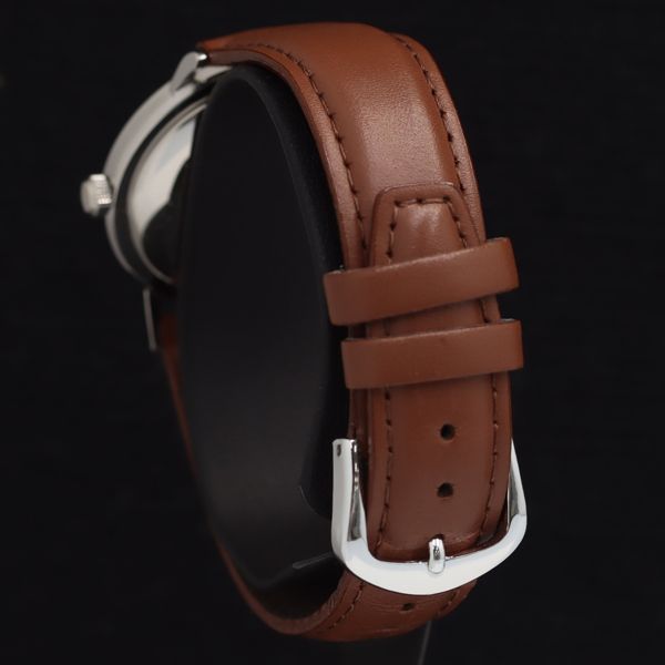 稼動 良品 オリエント ジュピター 03-019 手巻き シルバー文字盤 19石